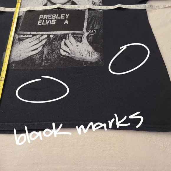 Elvis A. Presley Unisex T-Shirt Army Mug Shot Graphics ~flaw~ Loungewear - Picture 8 of 9